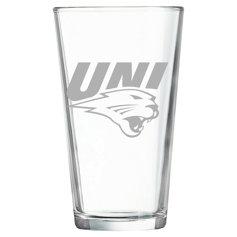 University of Northern Iowa Polar Camel 16 oz. Pint Mixing Glass