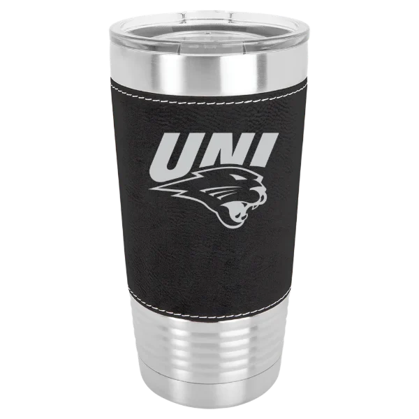 University of Northern Iowa Polar Camel 20 oz. Leatherette Grip Tumbler with Standard Lid