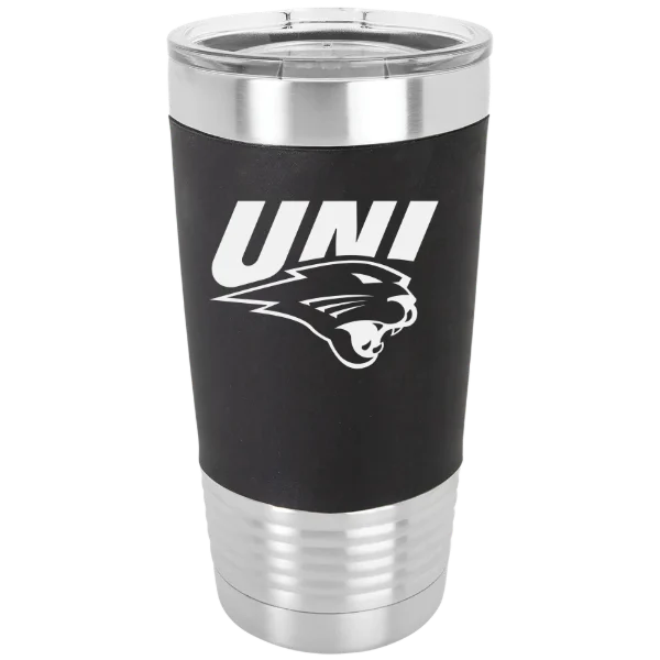 University of Northern Iowa Polar Camel 20 oz. Silicone Grip Tumbler with Standard Lid