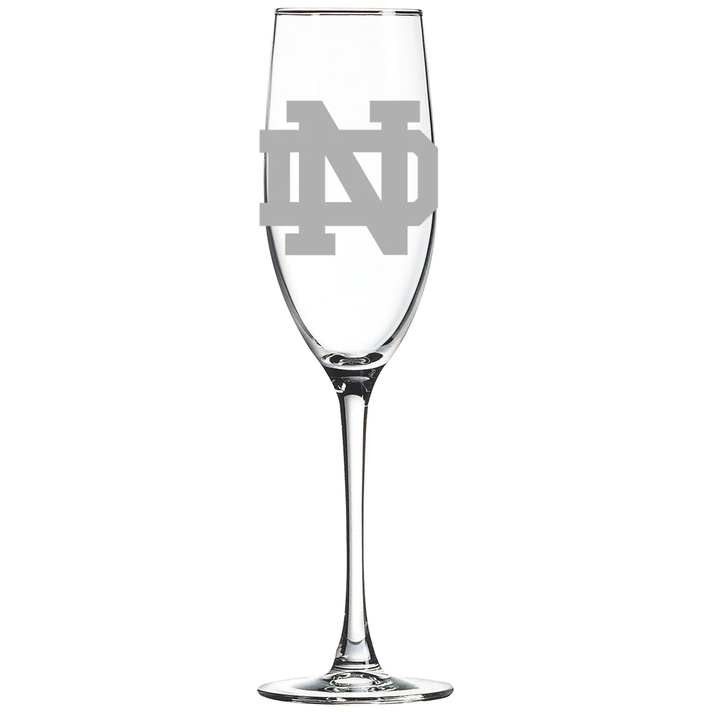 University of Notre Dame Polar Camel 8 oz. Champagne Flute