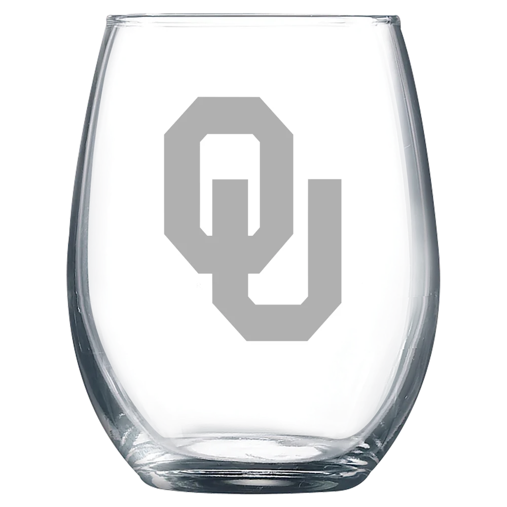 University of Oklahoma Polar Camel 9 oz. Stemless Wine Glass