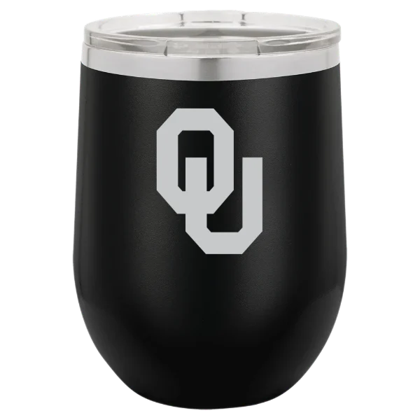 University of Oklahoma Polar Camel 12 oz. Stemless Wine Tumbler
