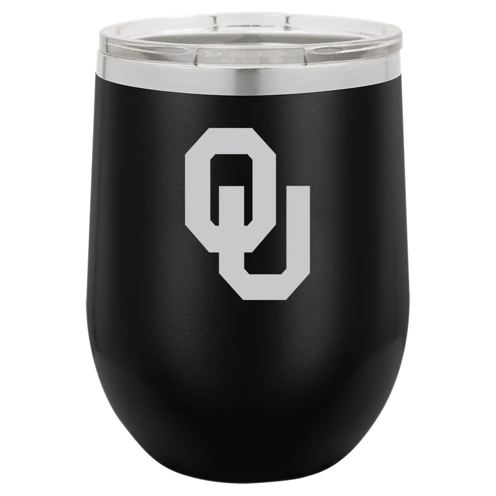 University of Oklahoma Polar Camel 12 oz. Stemless Wine Tumbler