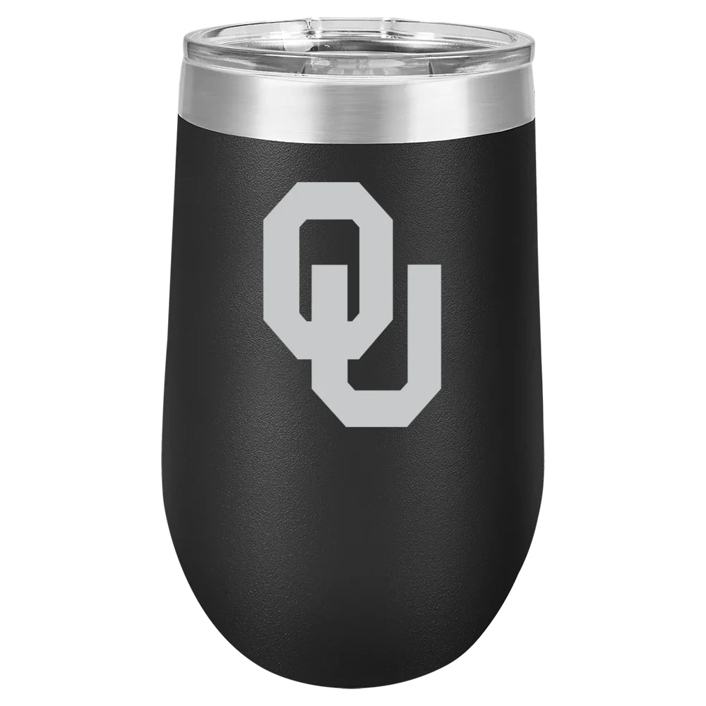 University of Oklahoma Polar Camel 16 oz. Stemless Wine Tumbler