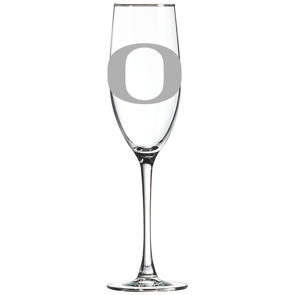 University of Oregon Polar Camel 8 oz. Champagne Flute