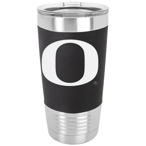 University of Oregon Polar Camel 20 oz. Silicone Grip Tumbler with Standard Lid