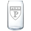University of Pennsylvania Polar Camel 16 oz. Can Glass