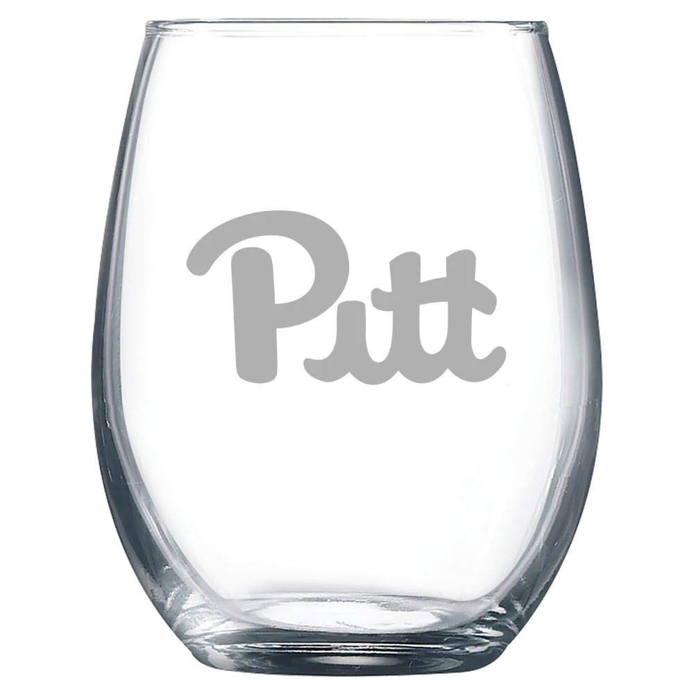 University of Pittsburgh Polar Camel 9 oz. Stemless Wine Glass