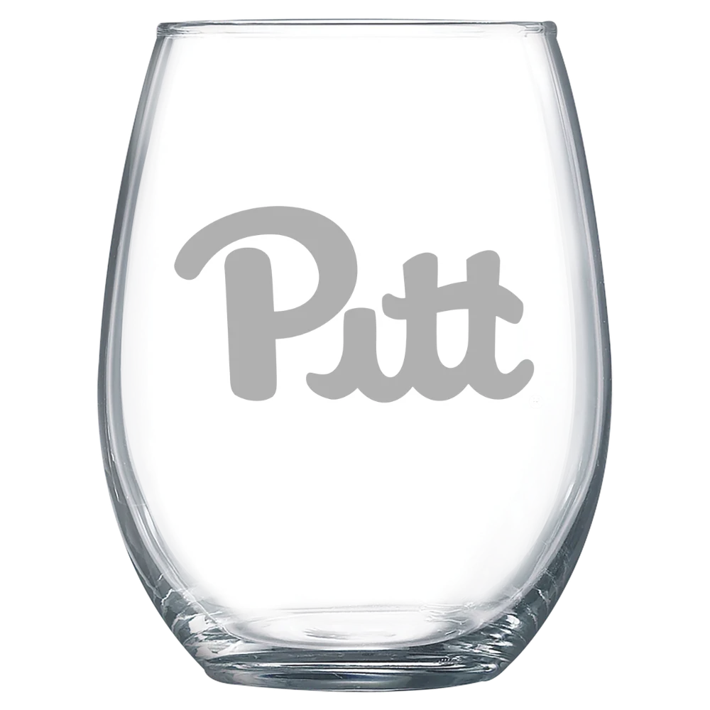University of Pittsburgh Polar Camel 15 oz. Stemless Wine Glass