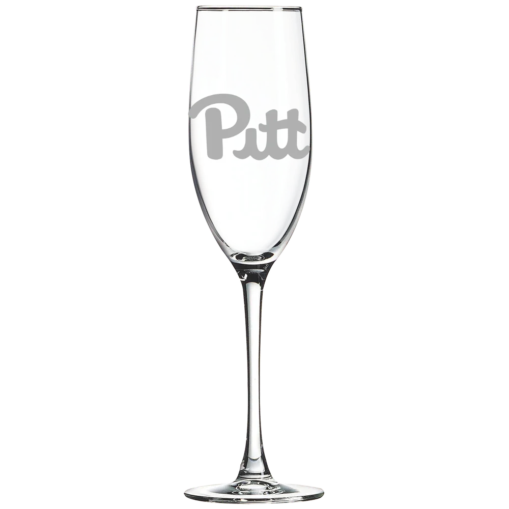 University of Pittsburgh Polar Camel 8 oz. Champagne Flute