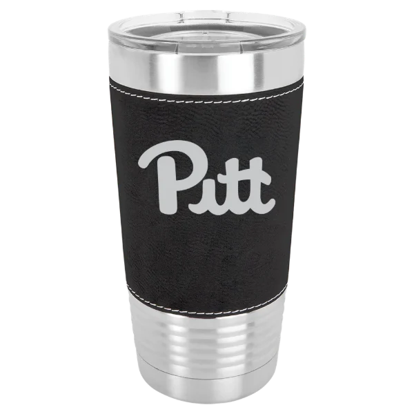 University of Pittsburgh Polar Camel 20 oz. Leatherette Grip Tumbler with Standard Lid