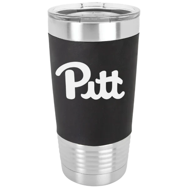 University of Pittsburgh Polar Camel 20 oz. Silicone Grip Tumbler with Standard Lid
