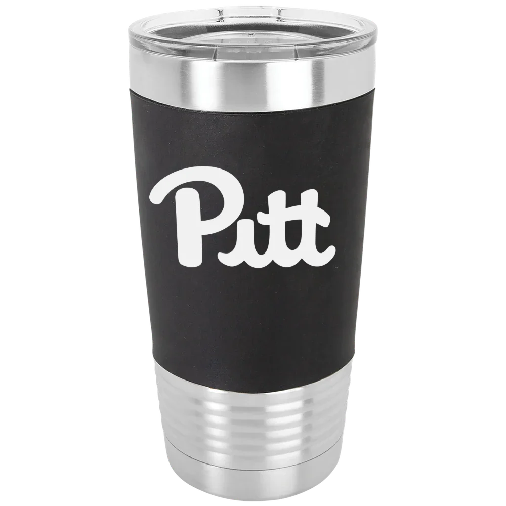 University of Pittsburgh Polar Camel 20 oz. Silicone Grip Tumbler with Standard Lid
