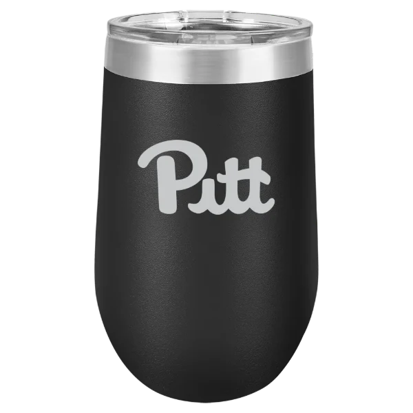 University of Pittsburgh Polar Camel 16 oz. Stemless Wine Tumbler