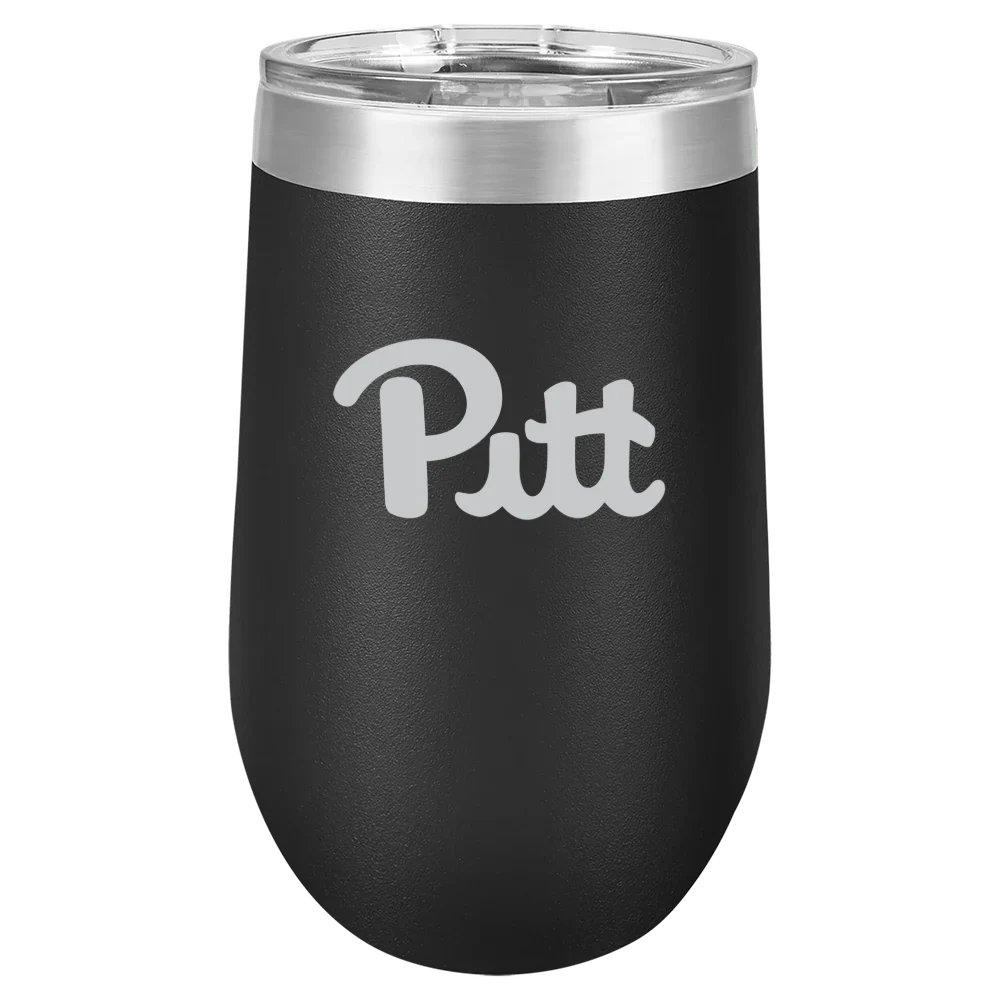 University of Pittsburgh Polar Camel 16 oz. Stemless Wine Tumbler