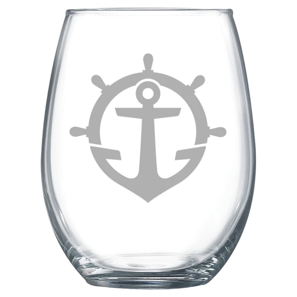 University of Portland Polar Camel 15 oz. Stemless Wine Glass