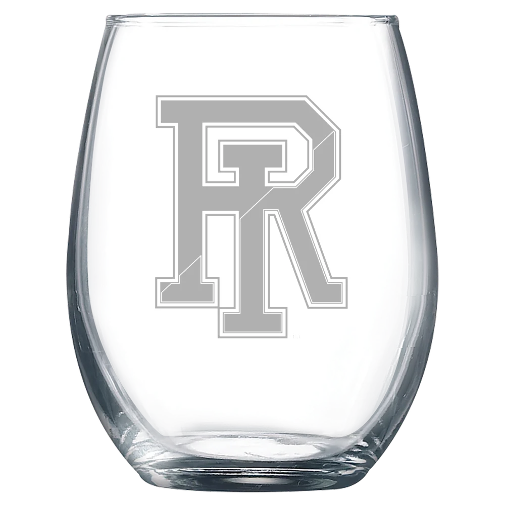University of Rhode Island Polar Camel 9 oz. Stemless Wine Glass