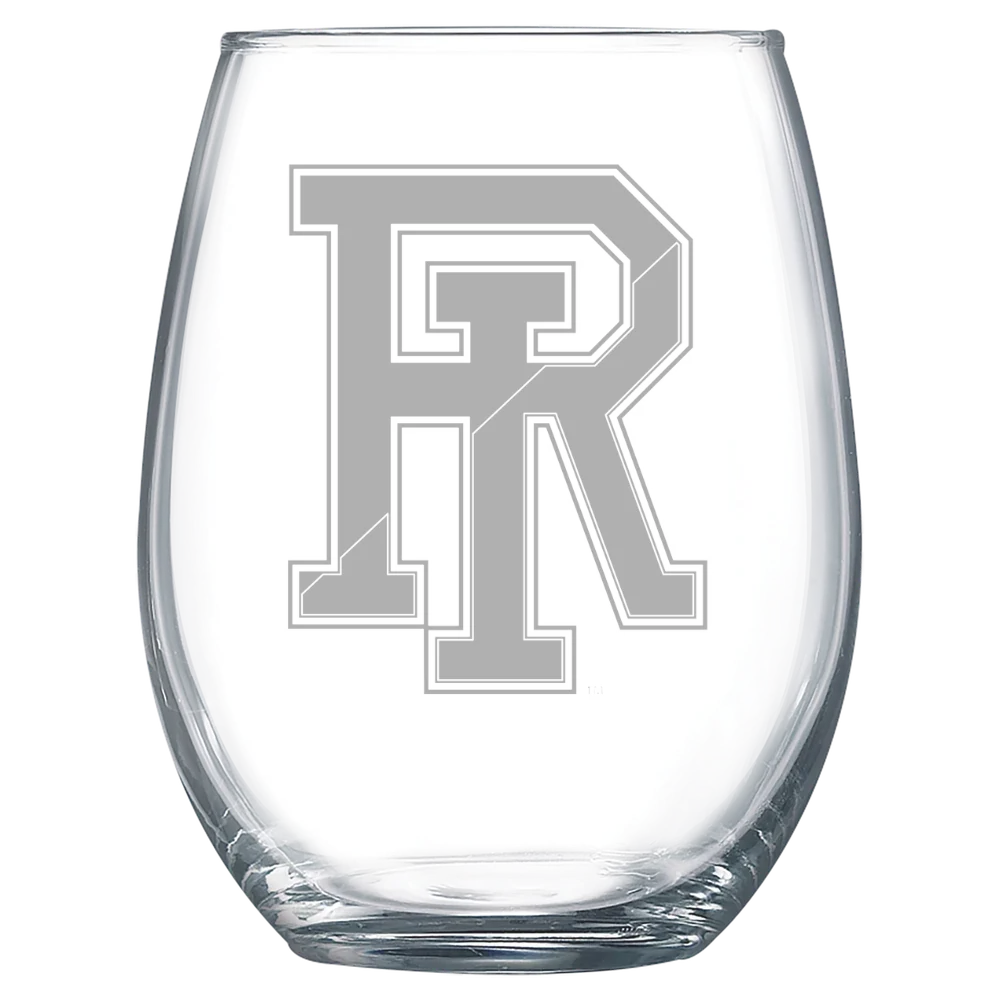 University of Rhode Island Polar Camel 15 oz. Stemless Wine Glass