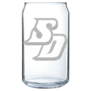 University of San Diego Polar Camel 16 oz. Can Glass