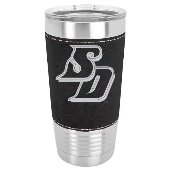 University of San Diego Polar Camel 20 oz. Leatherette Grip Tumbler with Standard Lid
