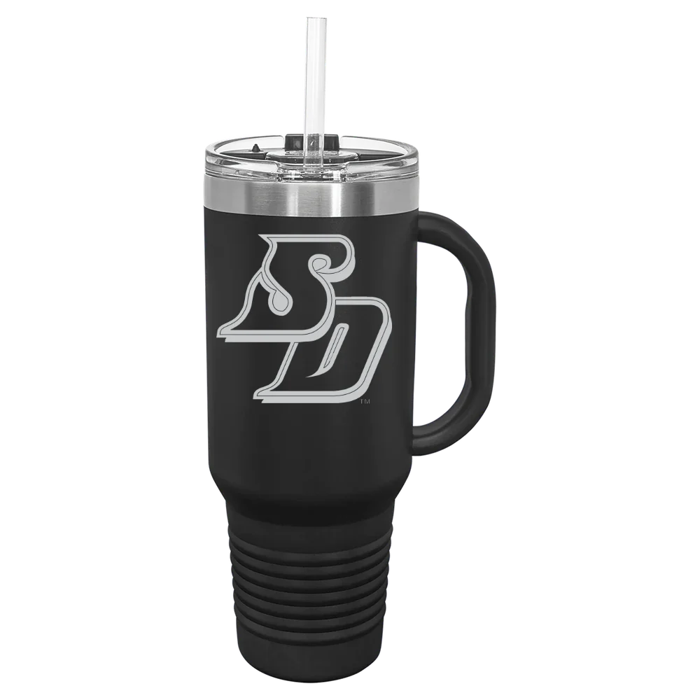 University of San Diego Polar Camel 40 oz. Travel Mug with Snap Lid & Straw