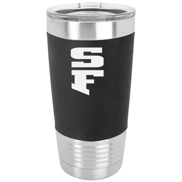 University of San Francisco Polar Camel 20 oz. Silicone Grip Tumbler with Standard Lid