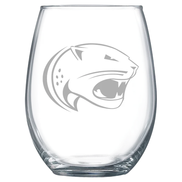 University of South Alabama Polar Camel 15 oz. Stemless Wine Glass