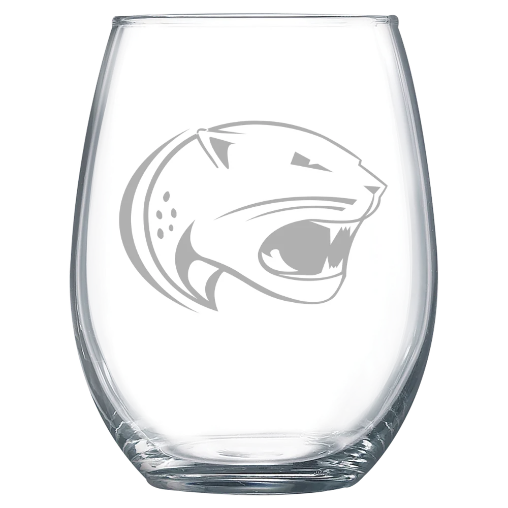 University of South Alabama Polar Camel 15 oz. Stemless Wine Glass