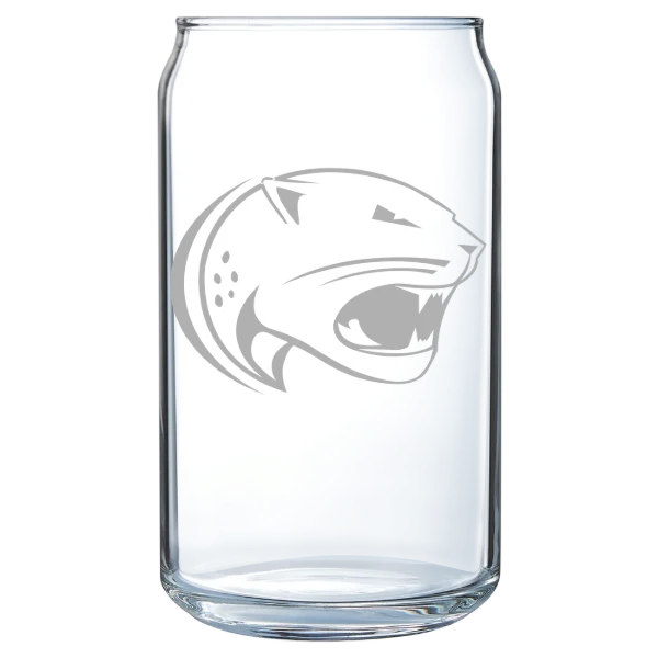 University of South Alabama Polar Camel 16 oz. Can Glass