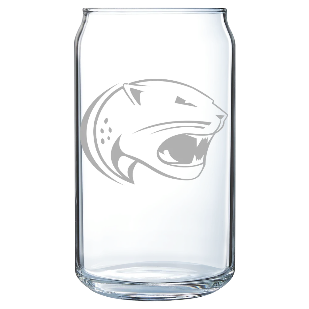 University of South Alabama Polar Camel 16 oz. Can Glass