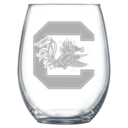 University of South Carolina, Columbia Polar Camel 15 oz. Stemless Wine Glass