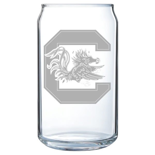 University of South Carolina, Columbia Polar Camel 16 oz. Can Glass