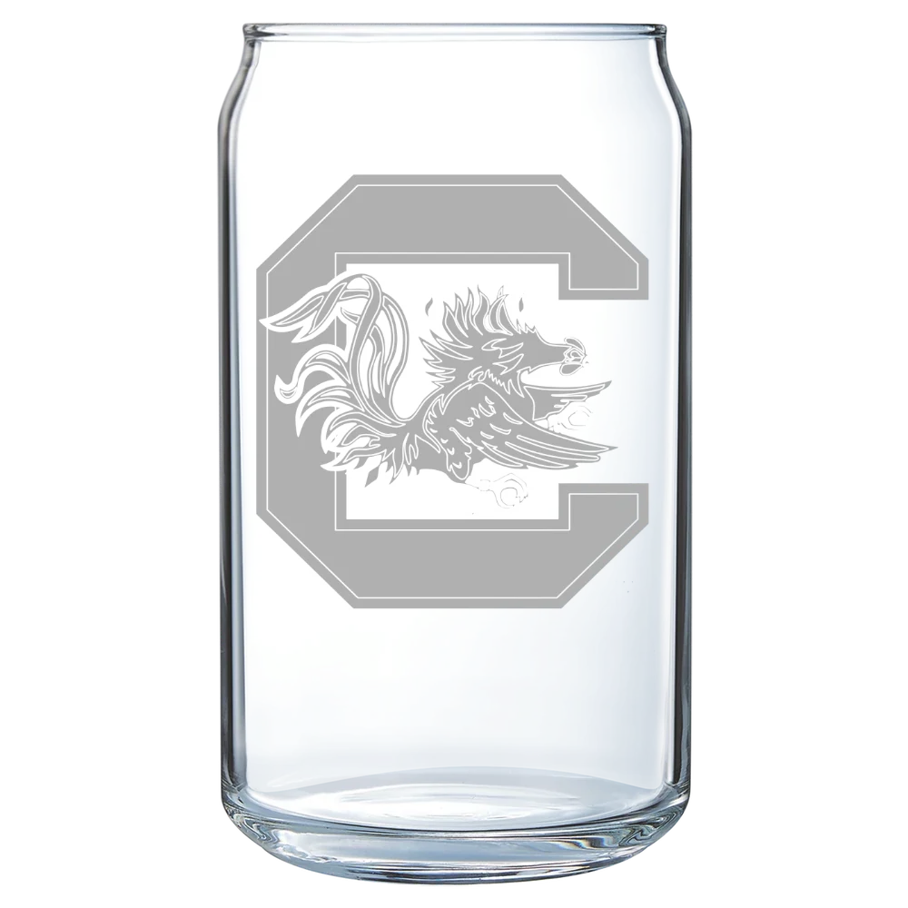 University of South Carolina, Columbia Polar Camel 16 oz. Can Glass