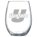University of South Carolina Upstate Polar Camel 15 oz. Stemless Wine Glass