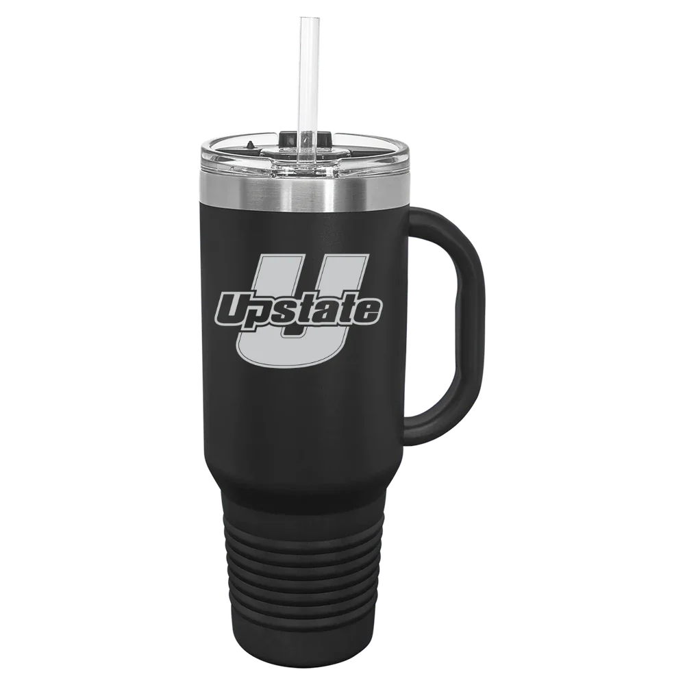 University of South Carolina Upstate Polar Camel 40 oz. Travel Mug with Snap Lid & Straw
