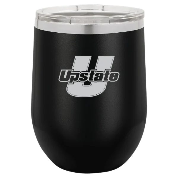 University of South Carolina Upstate Polar Camel 12 oz. Stemless Wine Tumbler