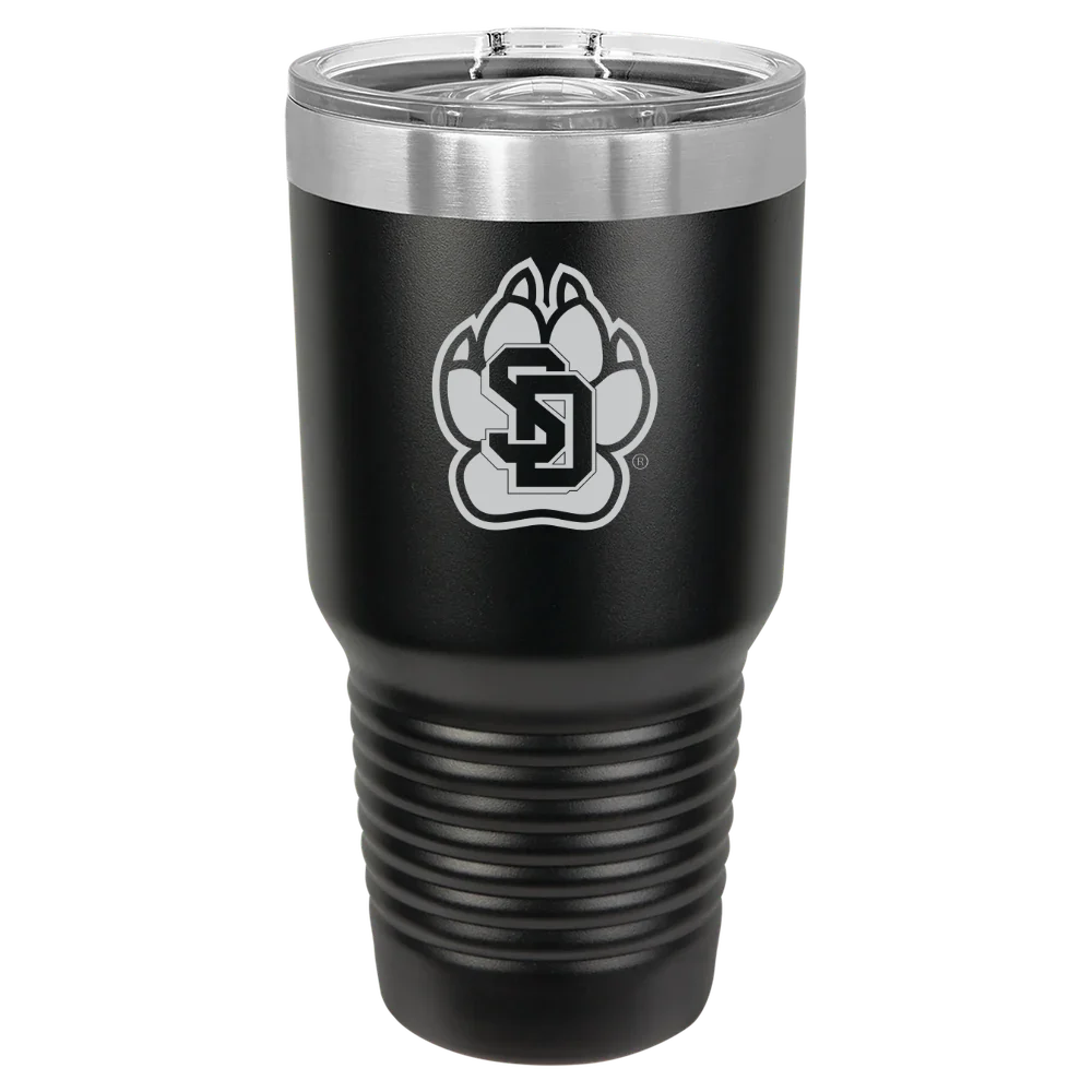 University of South Dakota Polar Camel 30 oz. Ringneck Tumbler with Slider Lid