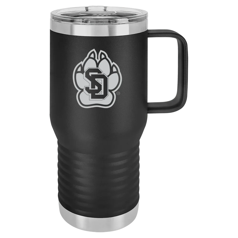 University of South Dakota Polar Camel 20 oz. Travel Mug with Slider Lid