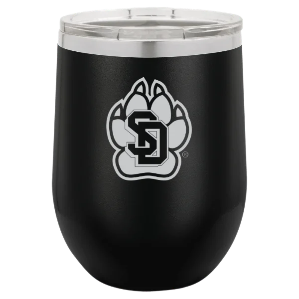University of South Dakota Polar Camel 12 oz. Stemless Wine Tumbler