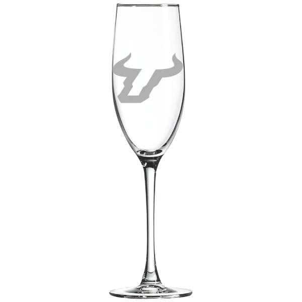 University of South Florida Polar Camel 8 oz. Champagne Flute