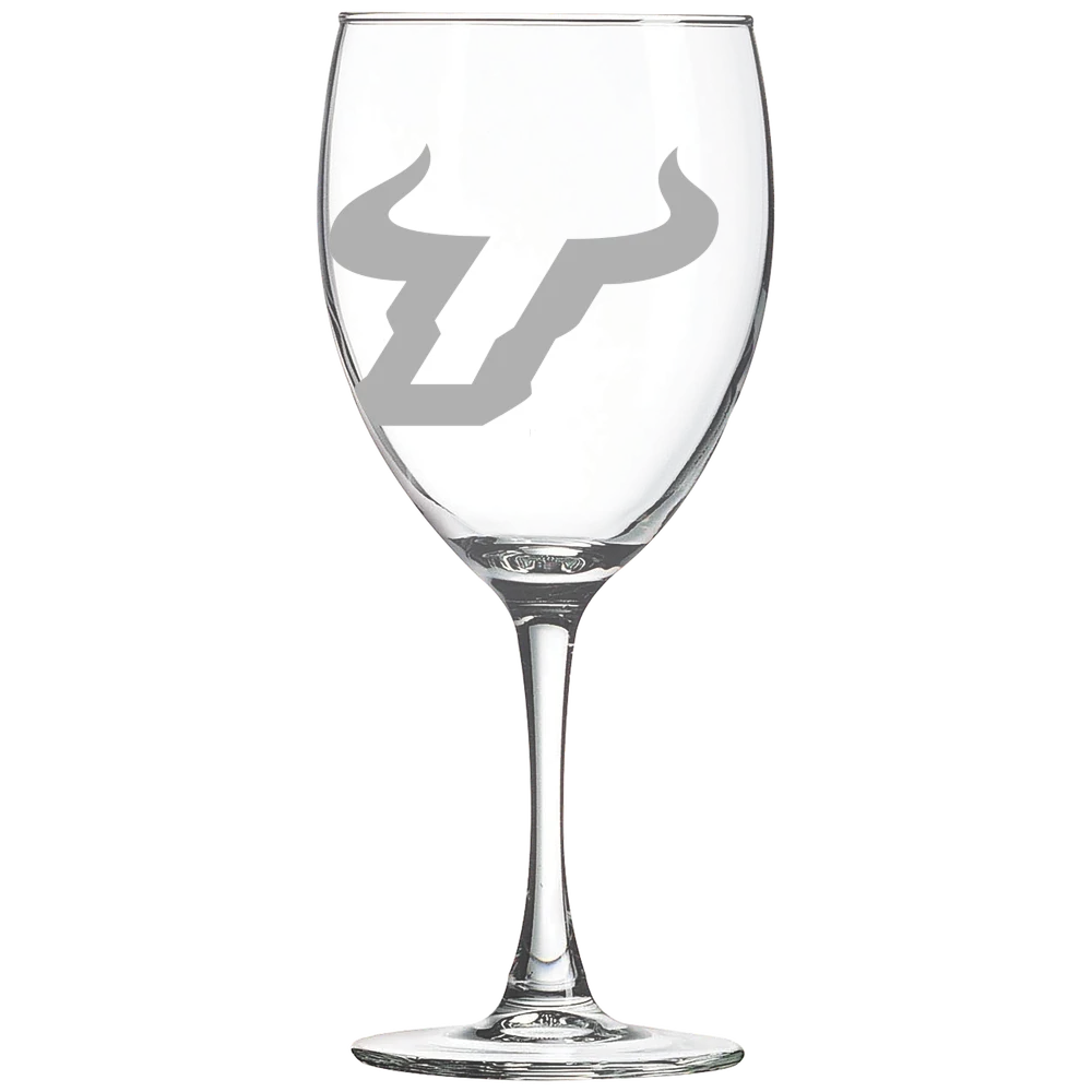 University of South Florida Polar Camel 10 1/2 oz. Wine Glass