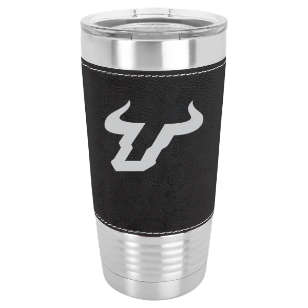 University of South Florida Polar Camel 20 oz. Leatherette Grip Tumbler with Standard Lid