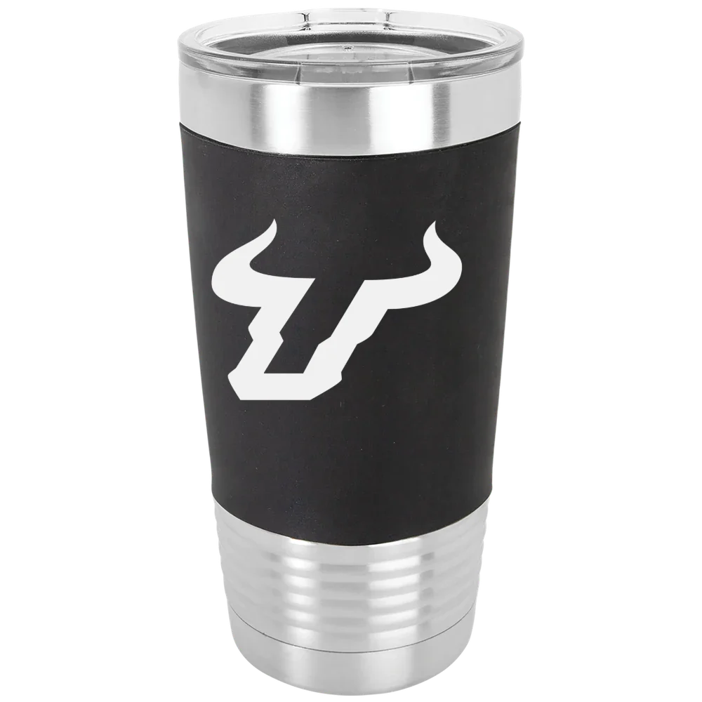 University of South Florida Polar Camel 20 oz. Silicone Grip Tumbler with Standard Lid
