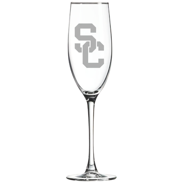University of Southern California Polar Camel 8 oz. Champagne Flute