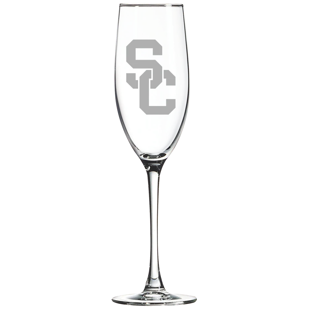 University of Southern California Polar Camel 8 oz. Champagne Flute