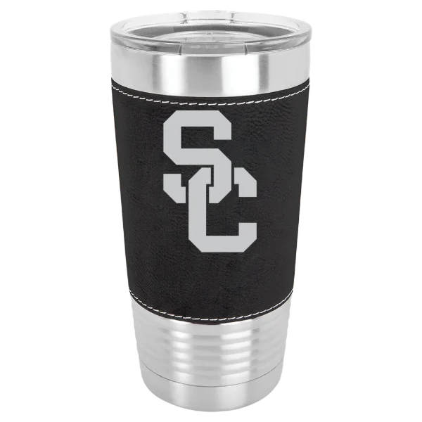 University of Southern California Polar Camel 20 oz. Leatherette Grip Tumbler with Standard Lid