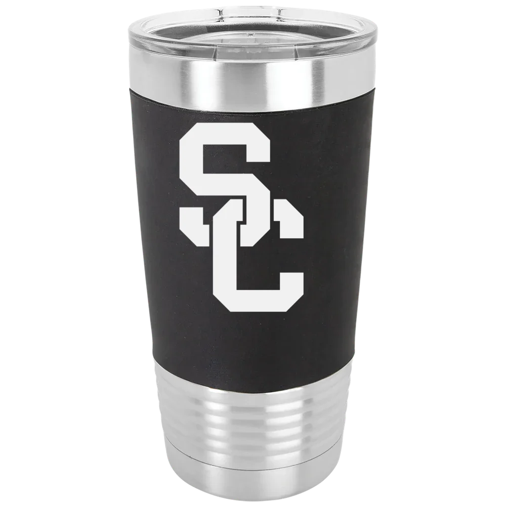 University of Southern California Polar Camel 20 oz. Silicone Grip Tumbler with Standard Lid