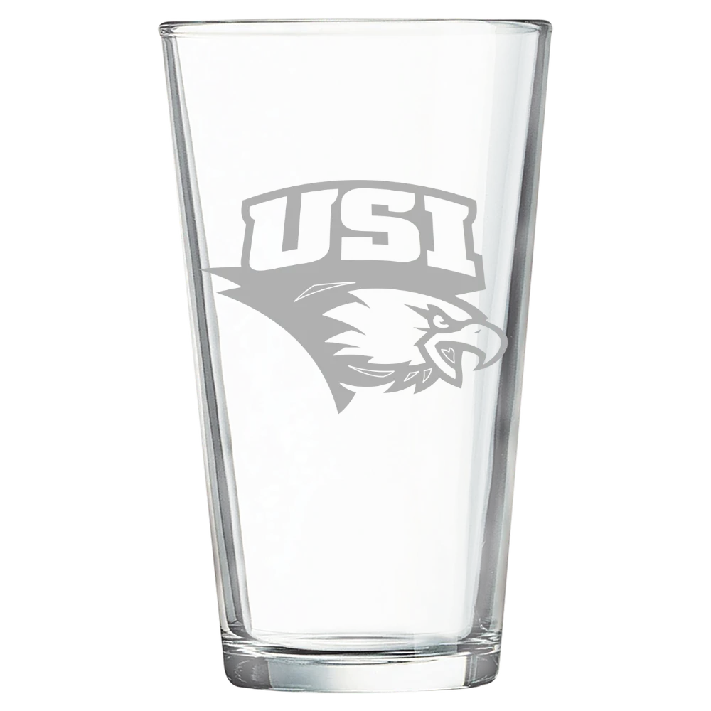 University of Southern Indiana Polar Camel 16 oz. Pint Mixing Glass