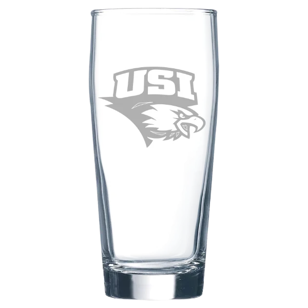 University of Southern Indiana Polar Camel 16 oz. Willi Becher Beer Glass