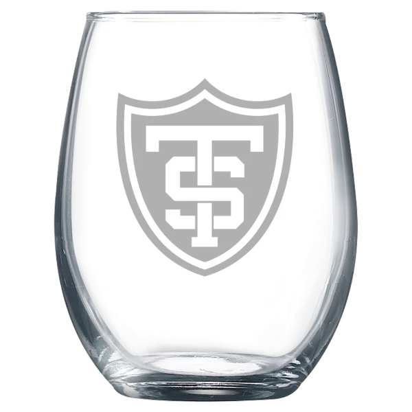 University of St. Thomas (Minnesota) Polar Camel 9 oz. Stemless Wine Glass